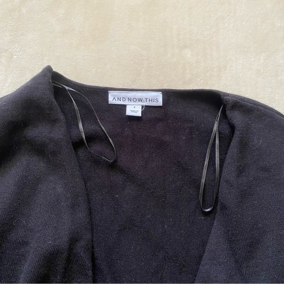 SOLD AND NOW THIS Tie Sweater Top - Picture 3 of 3